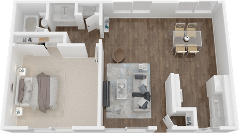 Cozy One Bedroom Apartment at 2120 Valerga in CA 94002